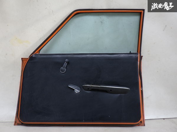 【希少！ ASSY！】 NISSAN 日産 純正 P510 ブルーバード SSS クーペ 右 右側 運転席側 ドアパネル トリム ウィンドウガラス ASSY 即納_画像6