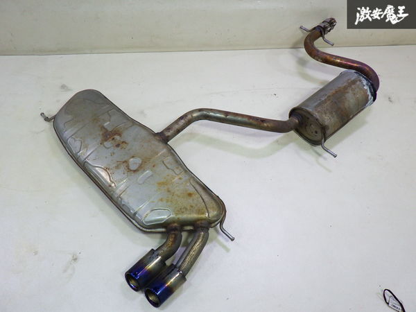 【ストア出品】 VW フォルクスワーゲン 1KCAX ゴルフ ノーマル マフラー 差込式 2本出し 1K0119AT10 / 1K0 253 411 BK 即納_画像5