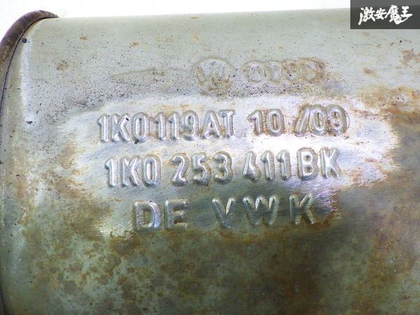 【ストア出品】 VW フォルクスワーゲン 1KCAX ゴルフ ノーマル マフラー 差込式 2本出し 1K0119AT10 / 1K0 253 411 BK 即納_画像9