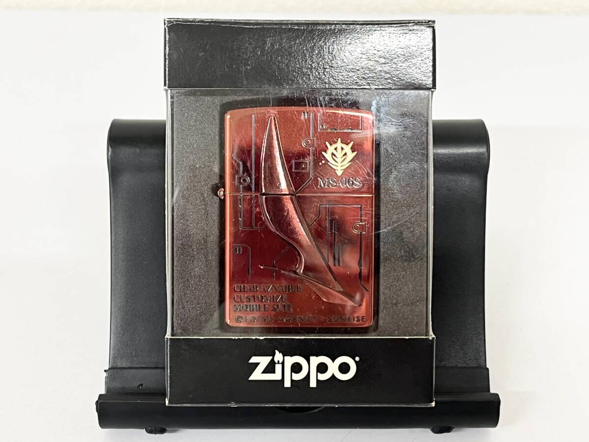 シャア・アズナブル MS-06S Zippo 最終価格 美品 Zippo MS-06S シャアモデル シャア・アズナブル キャスバル