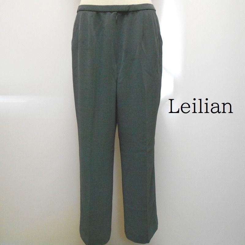 941534 Leilian レリアン グレー系 パンツ 13＋_画像1