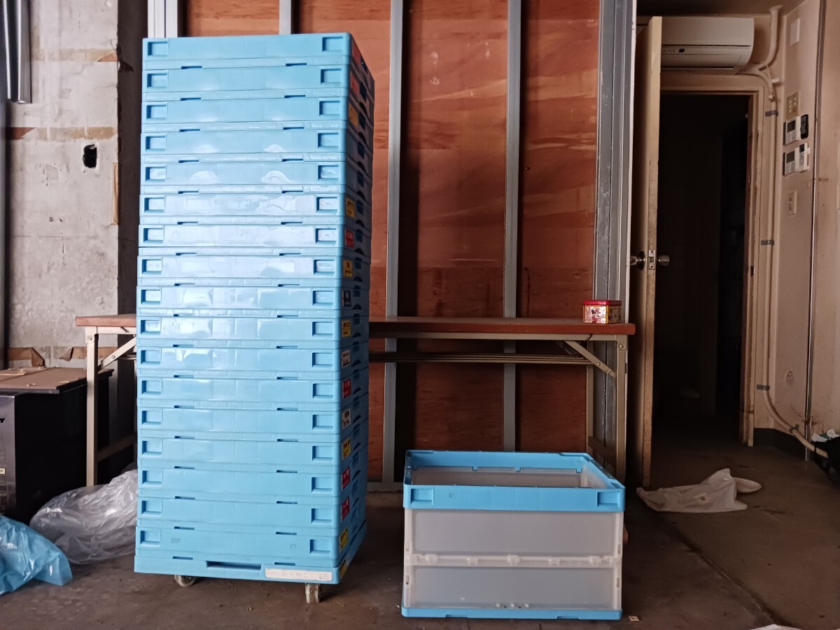 折りたたみコンテナ コンテナボックス スタッキング 積み重ね 折り畳み _画像1