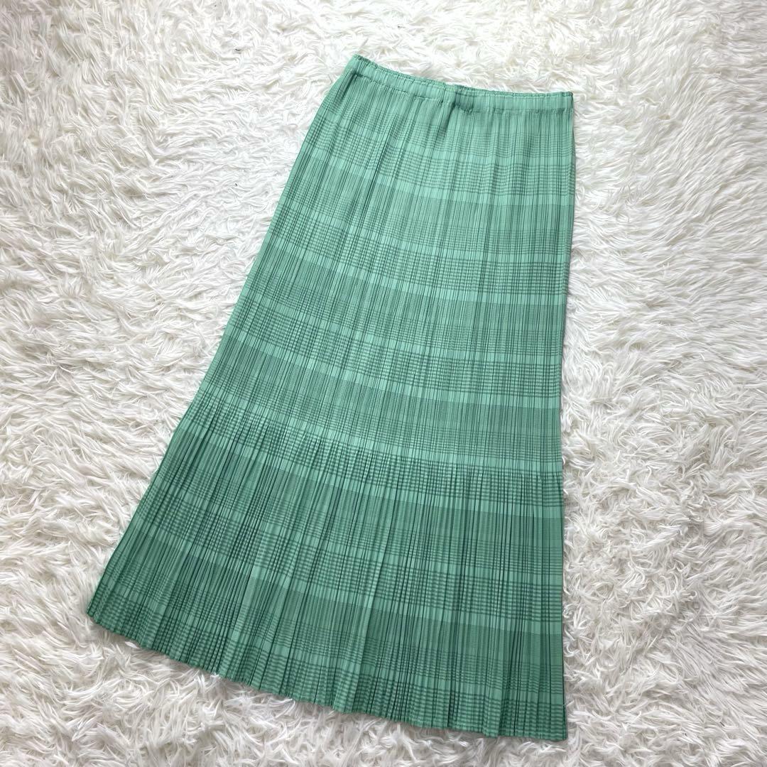 希少カラー pleats please プリーツプリーズ ロングスカート