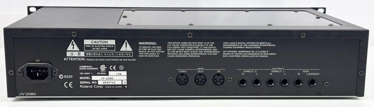 Roland JV-2080 ハードウェア音源モジュール 動作確認済み】 Roland ローランド JV-2080 音源モジュール 音響