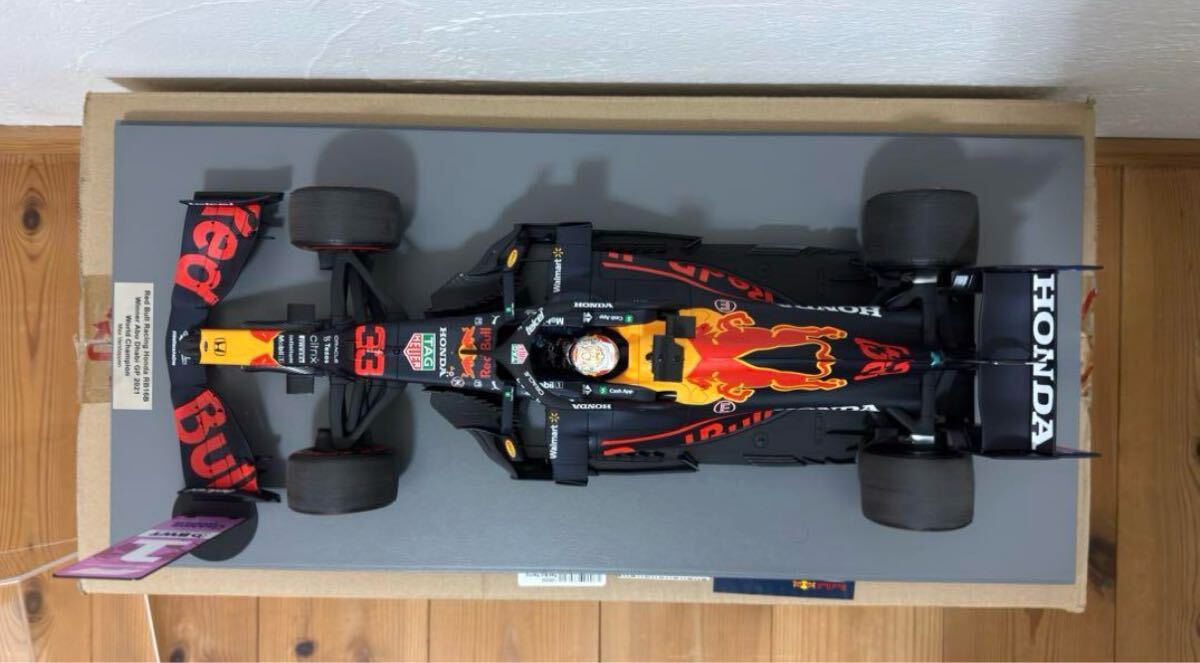 Spark 1/12 RB16B アブダビGP仕様 ボード付き 値下げ不可 Spark 1/12 RB16B アブダビGP仕様 限定2021台 P1ボード付き