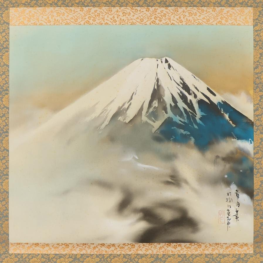 原田快元 芙蓉 肉筆 掛け軸 掛軸 原田快元 芙蓉 肉筆 掛け軸 掛軸 SALE】 掛け軸 全国送料無料