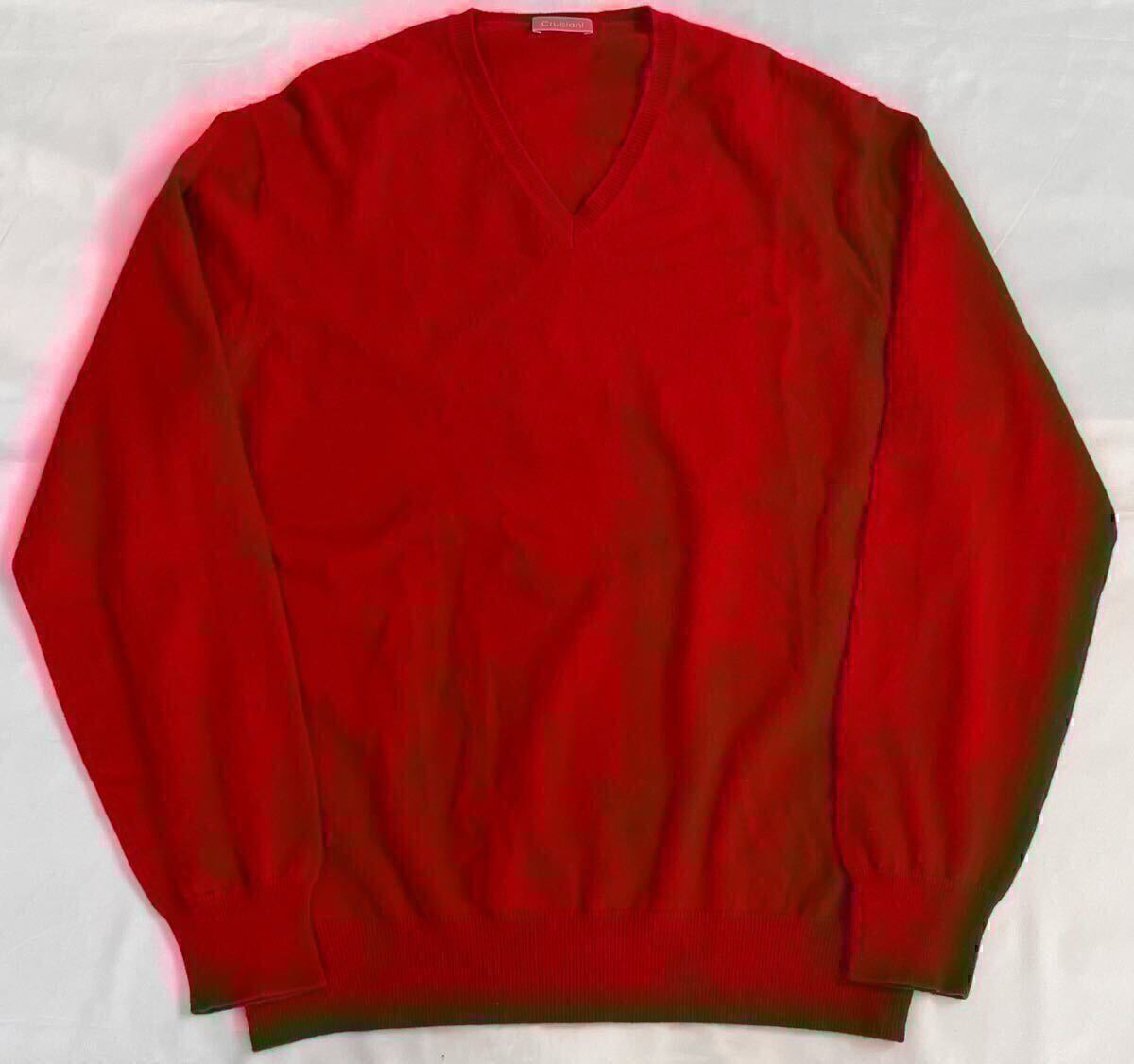 Cruciani クルチアーニ カシミヤ100% ガーメントダイ ニットパーカー 中古・古着通販】Cruciani (クルチアーニ) カシミヤケーブル