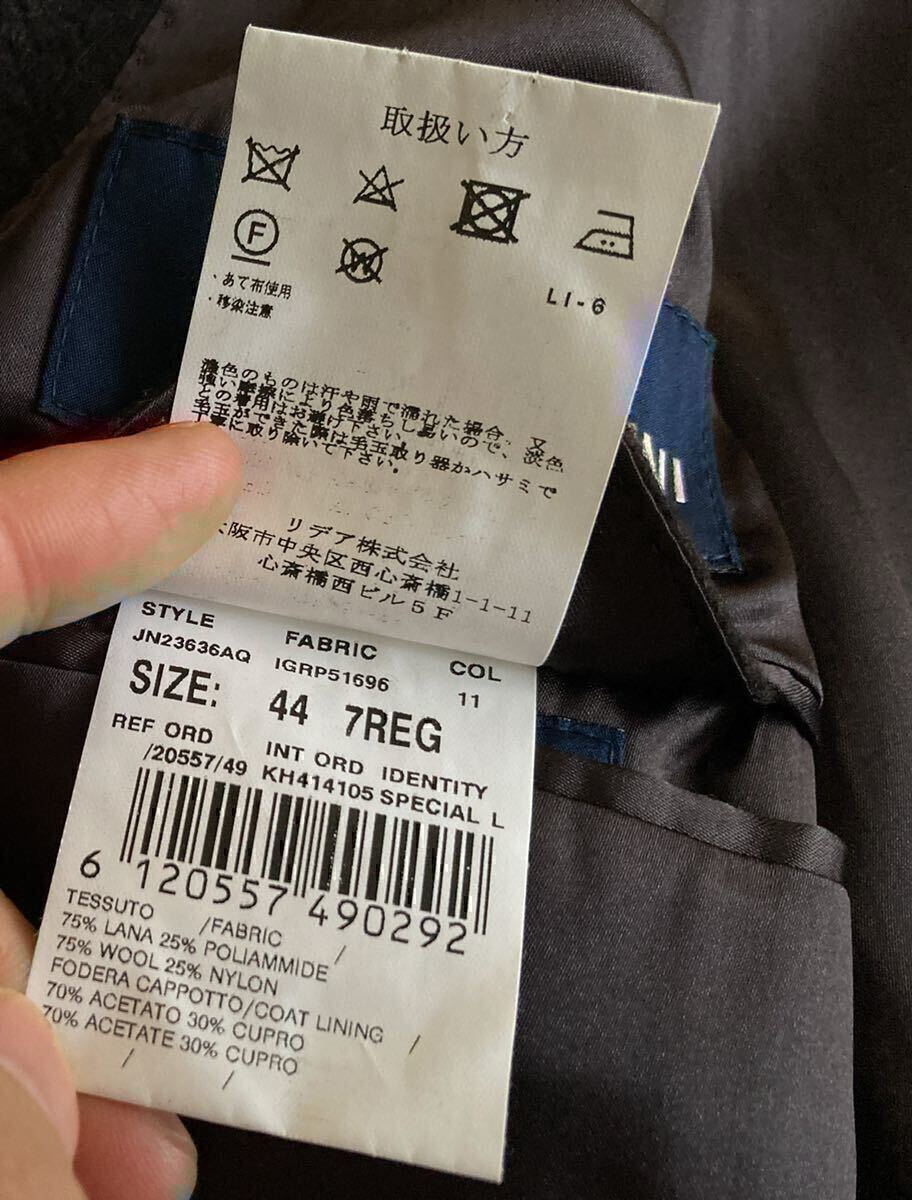 LARDINI A5BENIXIVD63805900 関税送料込 状態良好 LARDINI 近年モデル ラルディーニ サイズ 44