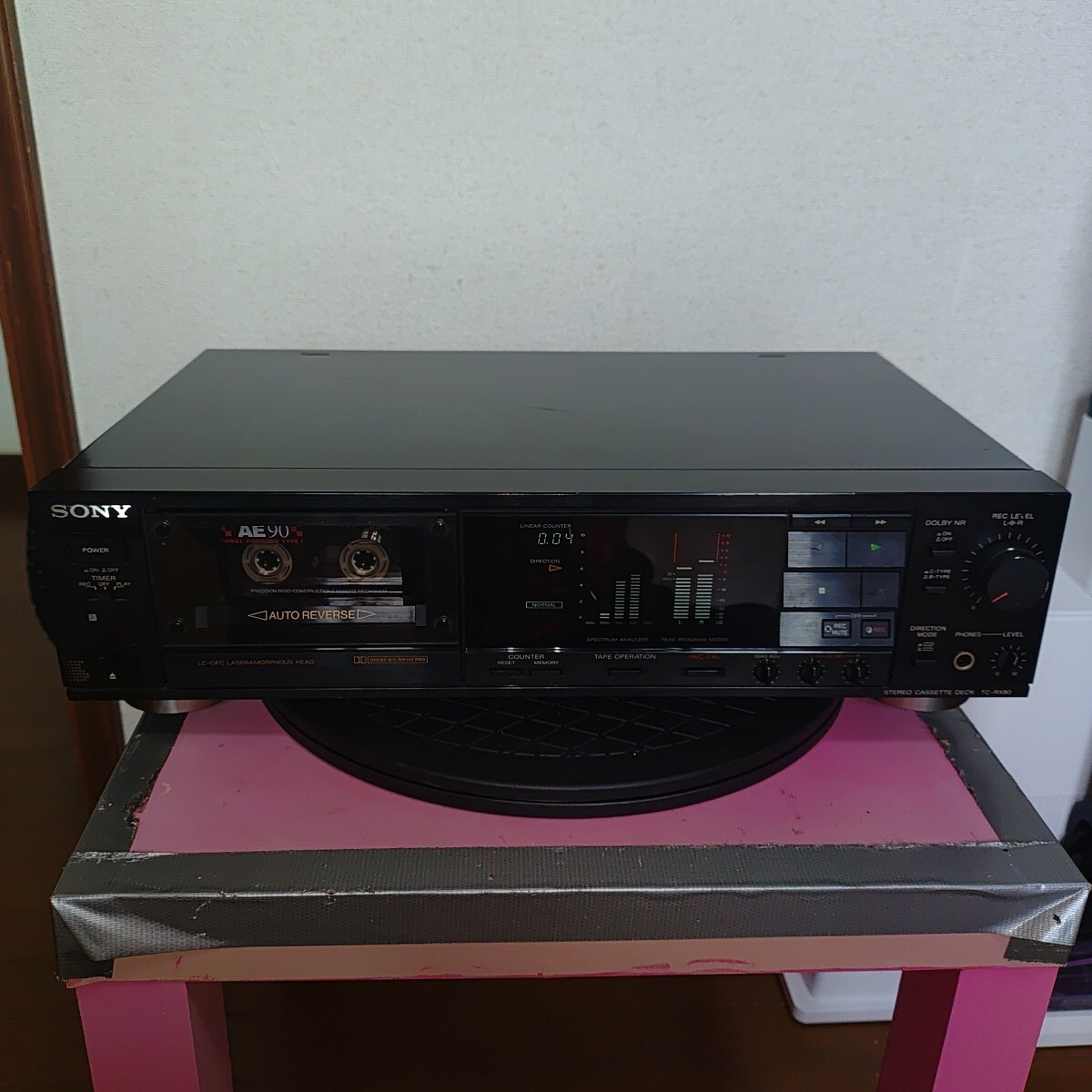 ☆SONY ソニー TC-RX80 カセットデッキ　☆ジャンク☆