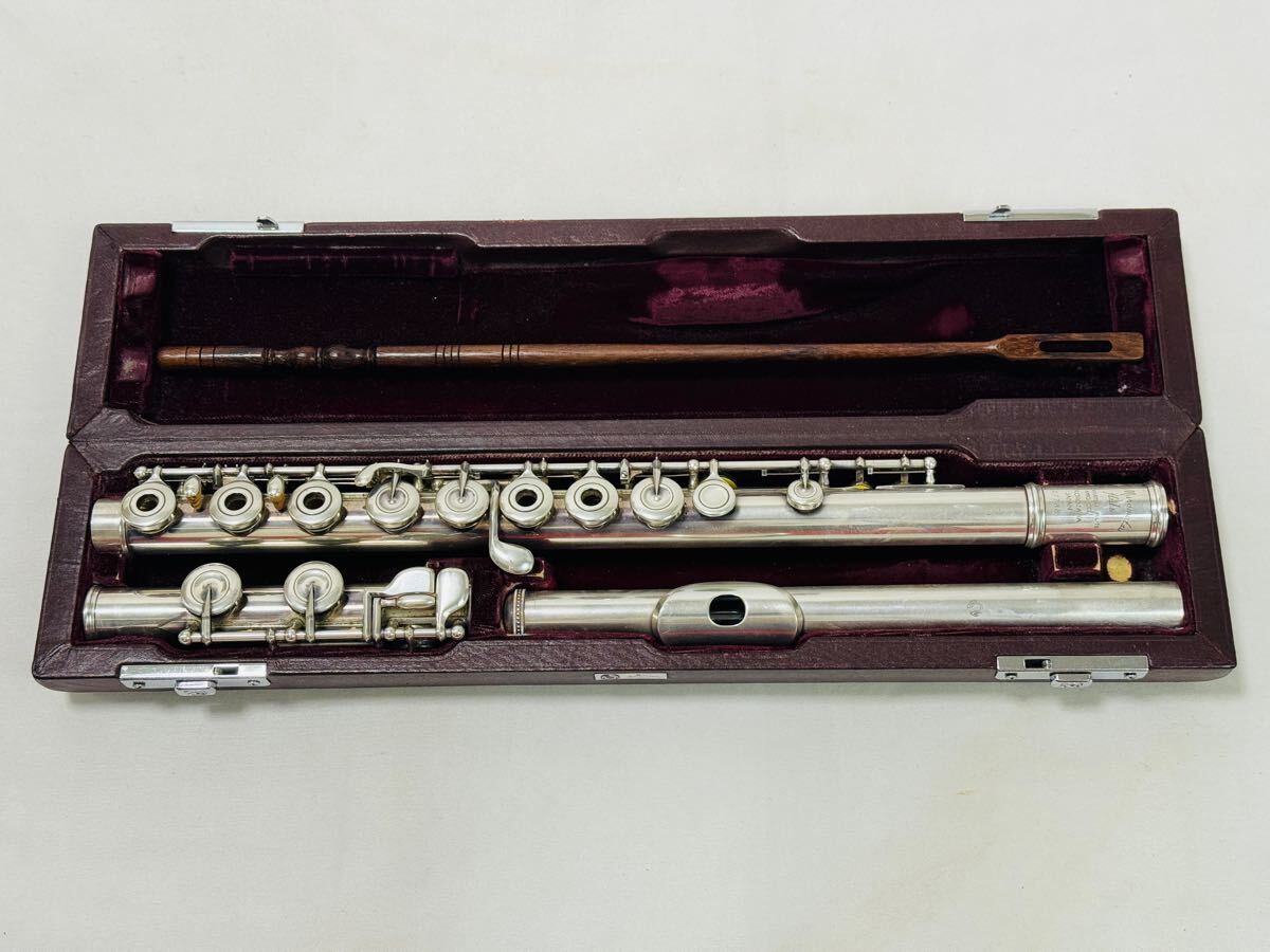 銀製フルート 本体 ハードケース付き MIYAZAWA ミヤザワ フルート Flute NS MZ-3B L/R 925 Silver The