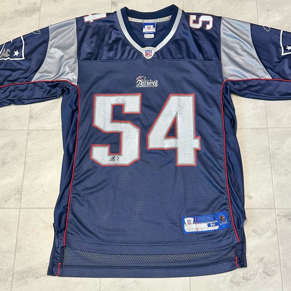 00s New England Patriots # 54 TEDY BRUSCHI Reebok NFL ユニフォーム_画像1