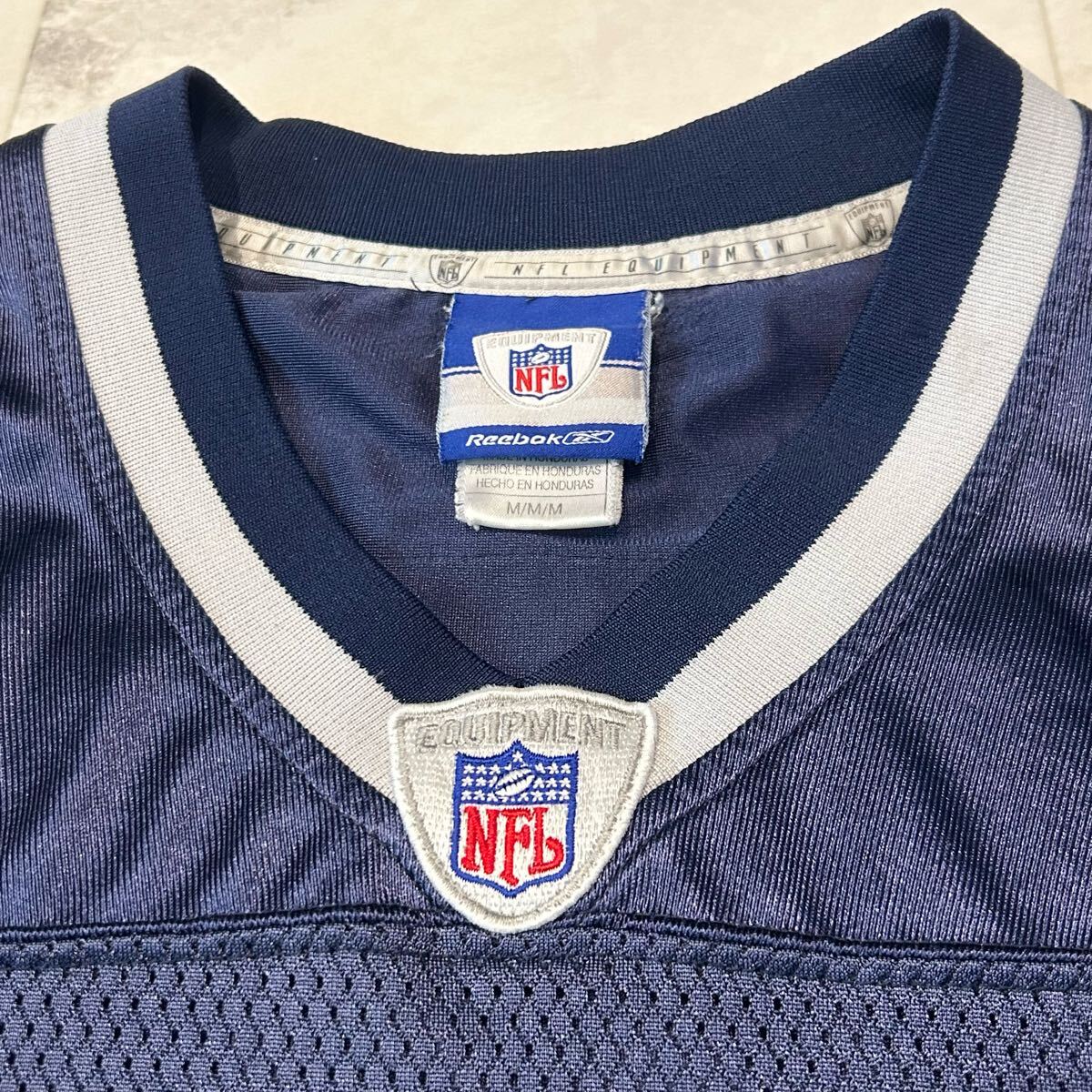 00s New England Patriots # 54 TEDY BRUSCHI Reebok NFL ユニフォーム_画像4