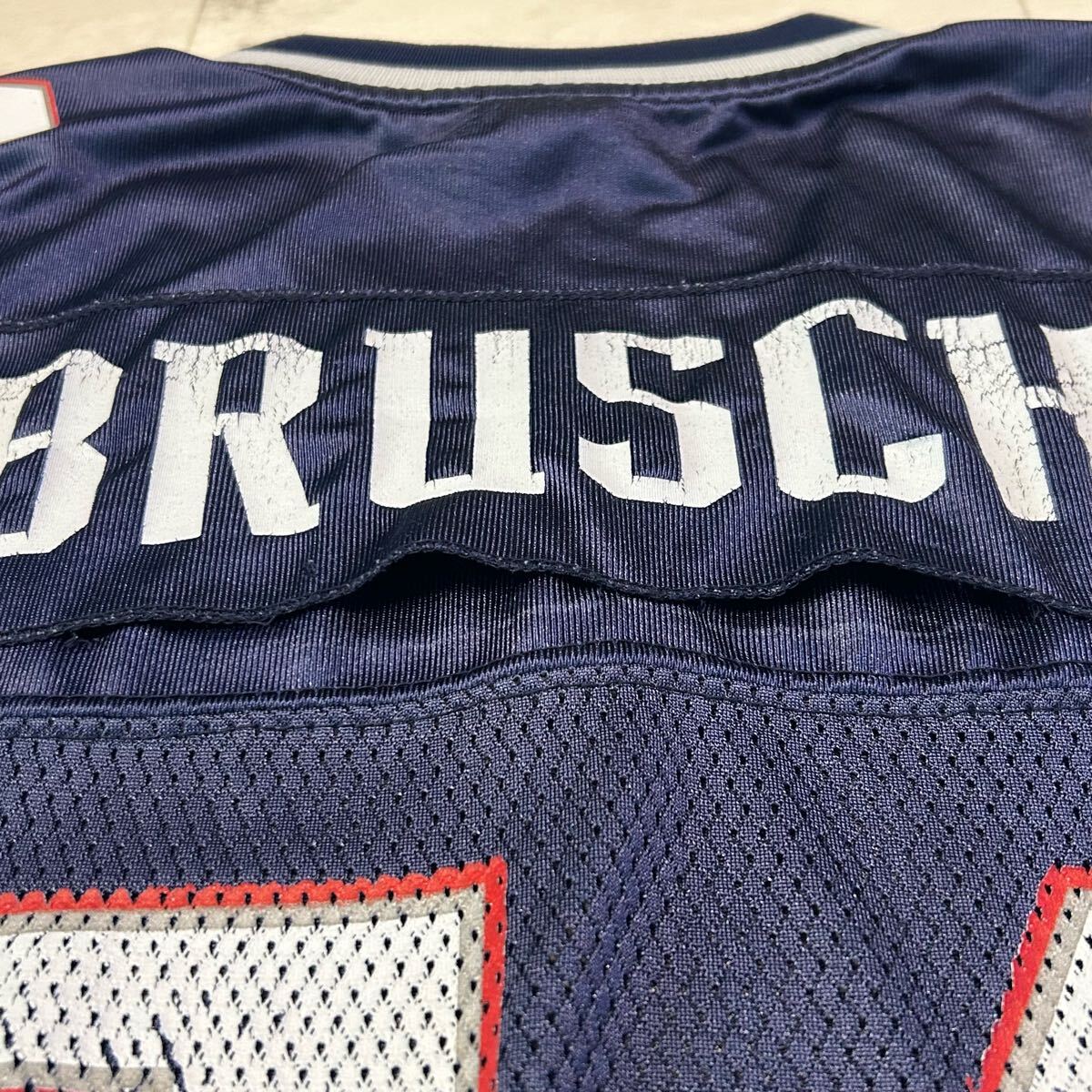 00s New England Patriots # 54 TEDY BRUSCHI Reebok NFL ユニフォーム_画像10