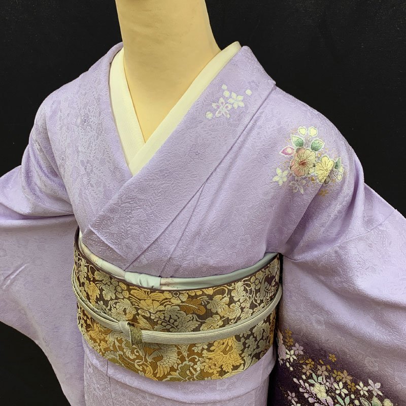 507mh57,509mh33 ◯きものやまと 翠山工房 辻が花〇美品 〇きものマーチ〇きものやまと 翠山工房 辻が花絞り染 訪問着