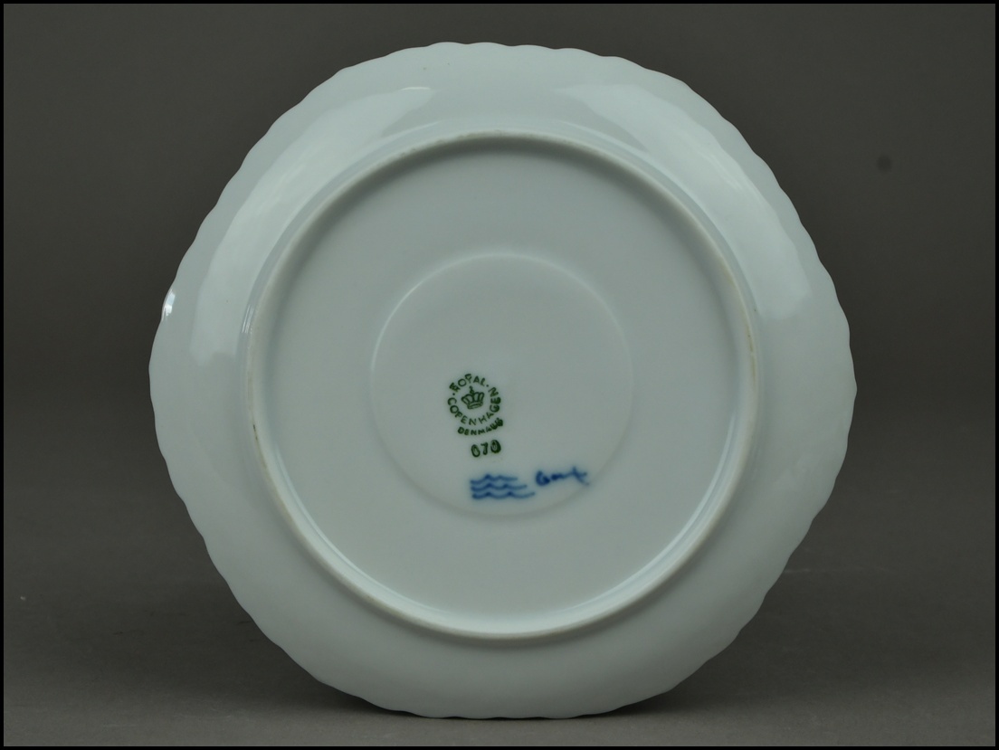 【ACT】ロイヤルコペンハーゲン【ROYAL COPENHAGEN】ブルーフルーテッド フルレース カップ＆ソーサー ティーカップ ① A7-710Y_画像10