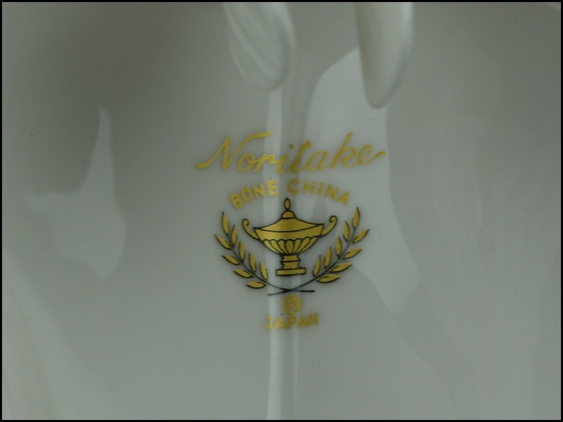 【ACT】オールドノリタケ【Noritake】ボーンチャイナ 金魚 ペア 置物 箱付 A7-722S_画像6