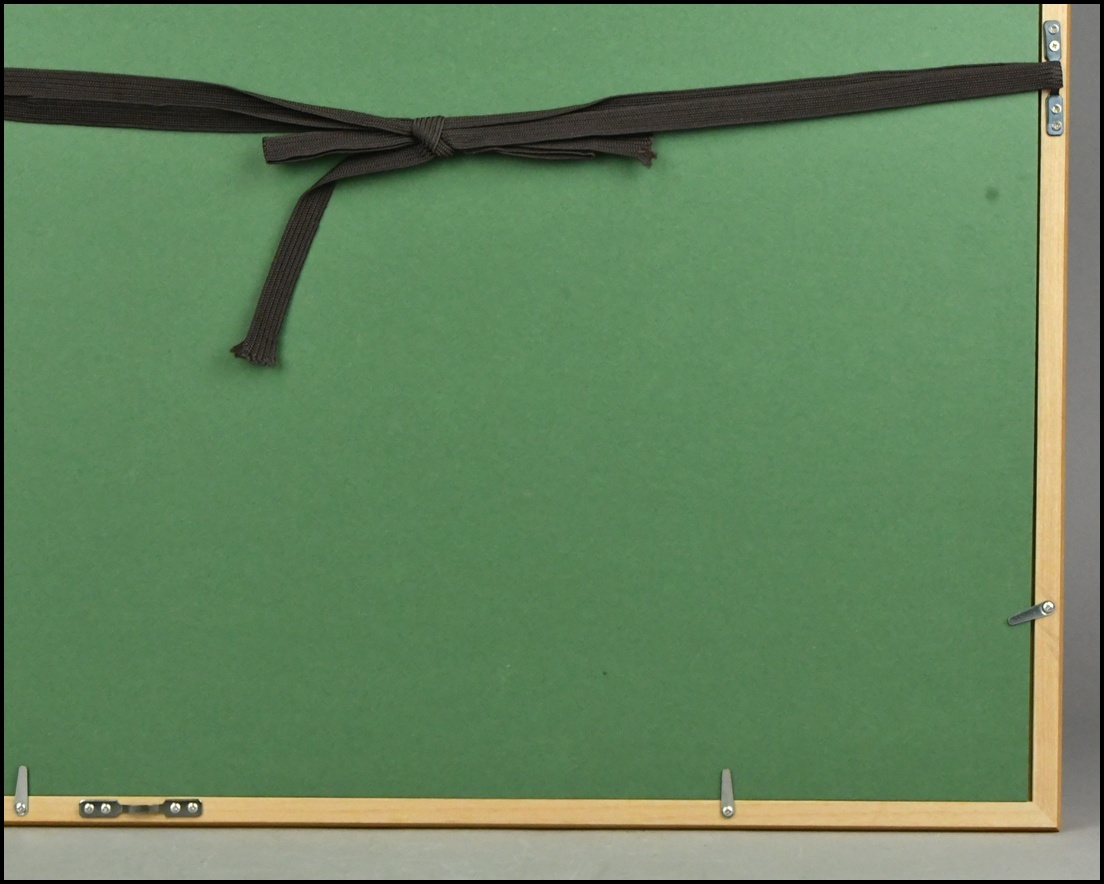 【ACT】肥前有田 絵付師【鷹巣照久(鷹峯)】錦 花鳥図 陶板 壁飾 額装 幅56cm A7-722AG_画像10