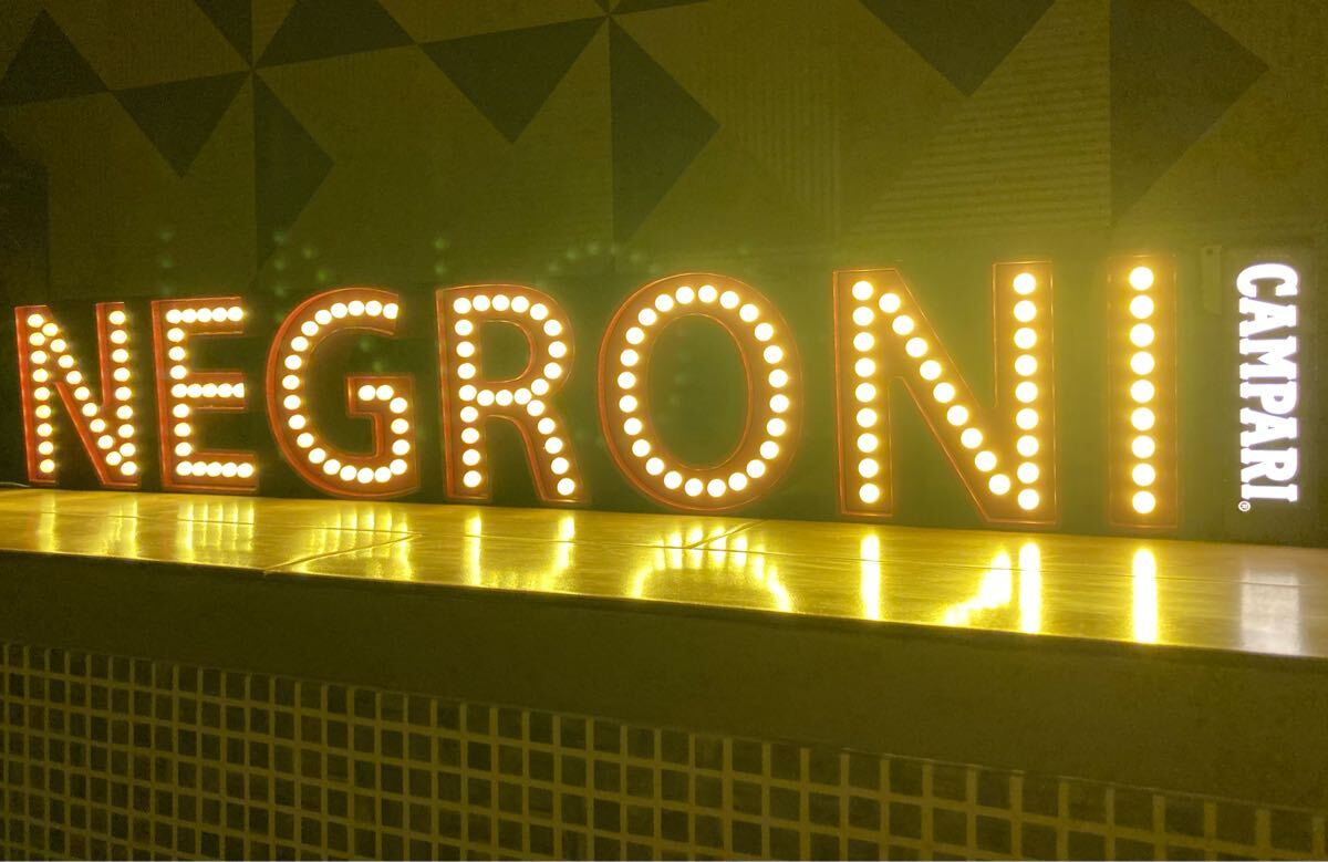 ★販売されたNEGRONI★LEDネオンサイン★CAMPARI★ネオンライト ☆販売されたNEGRONI☆LEDネオンサイン☆CAMPARI☆ネオンライト