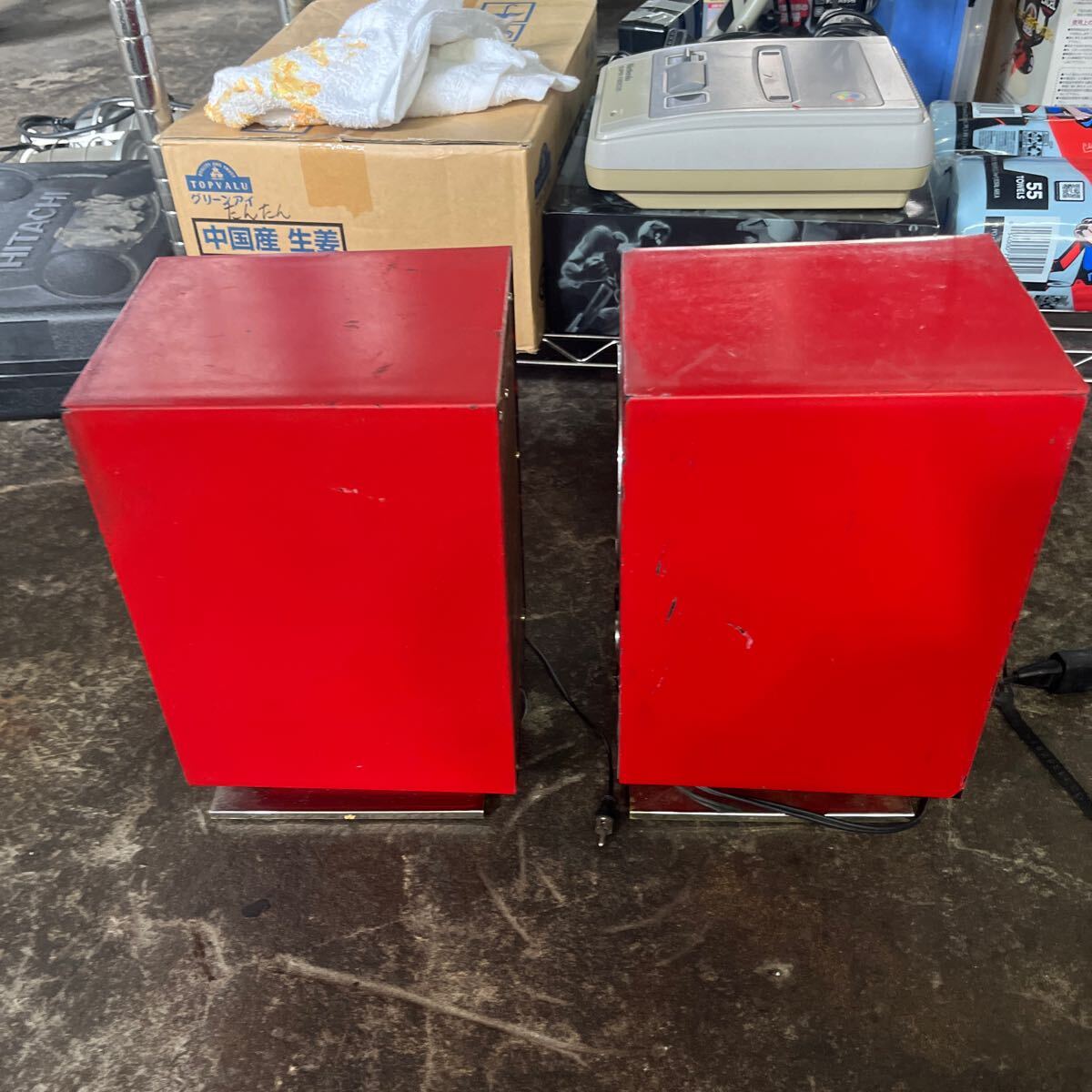 レトロ　アンティーク　8トラ　ラジカセ　昭和　ジャンク　カセット　HA-206B_画像4