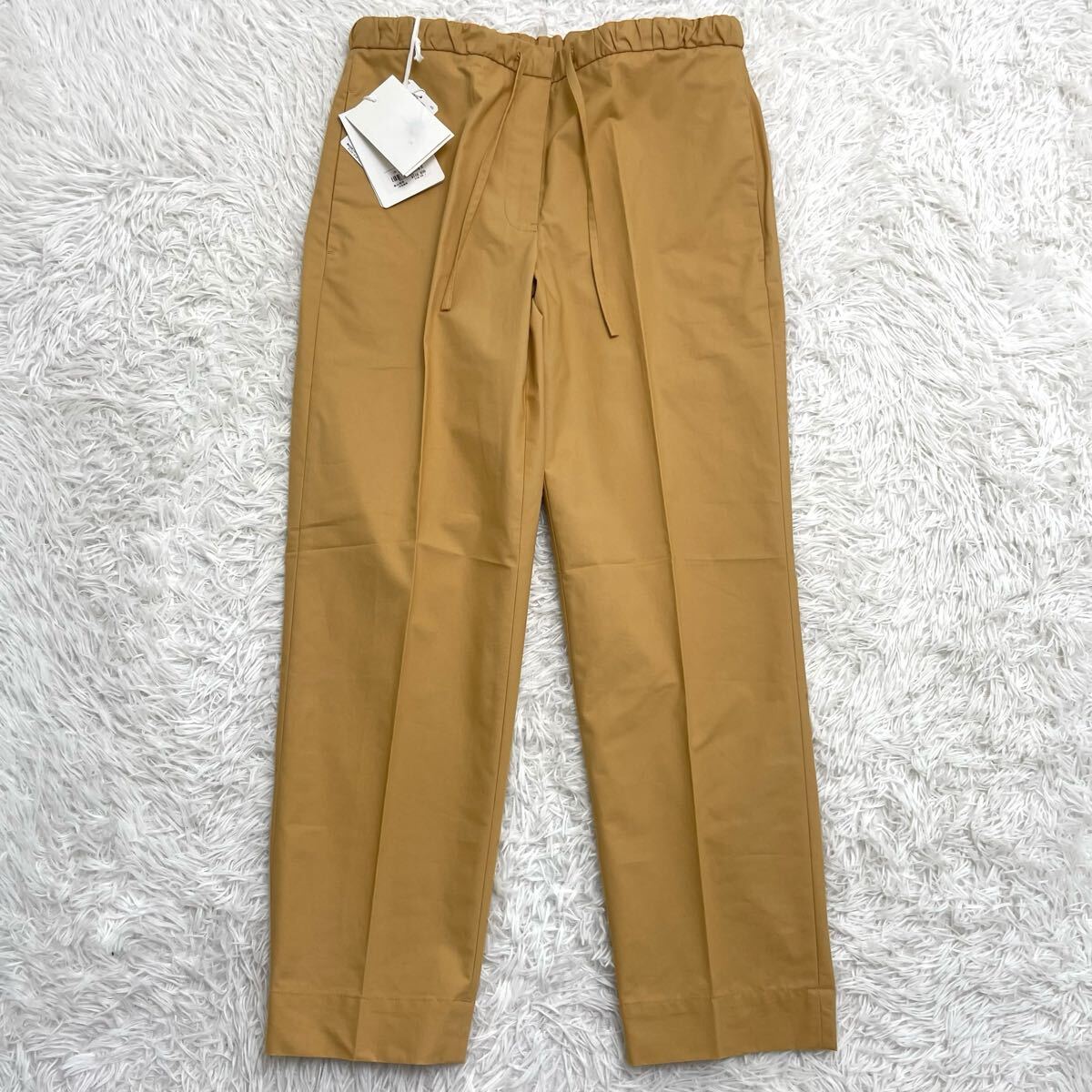 ジルサンダー パンツスーツ サイズ表記なし S ベージュ キャメル 新品】JIL SANDER ジルサンダー イージー スラックス パンツ 34
