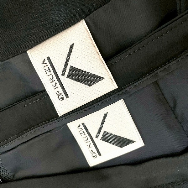 #anc クリッツィア KRIZIA スカートスーツ ツーピース セットアップ 黒 ノーカラー 薄手 レディース [959664]_画像6