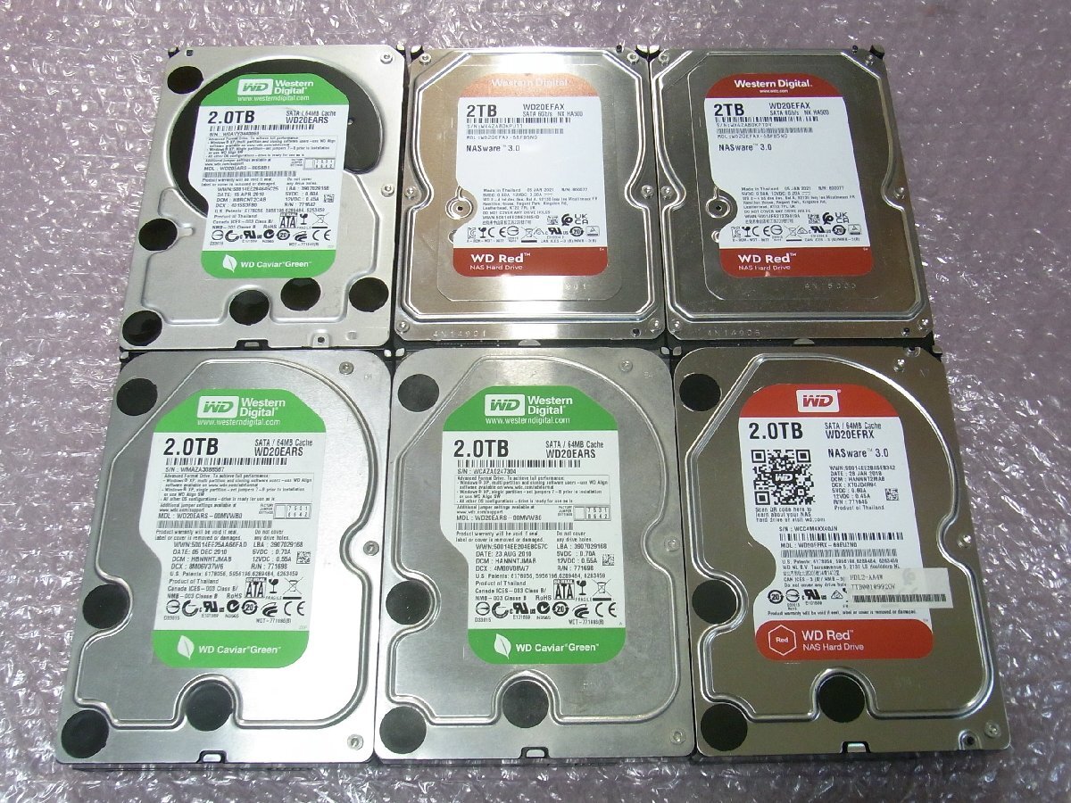 B45707 3.5インチ HDD 2TB 6個セット 品-人気商品・通販・価格比較