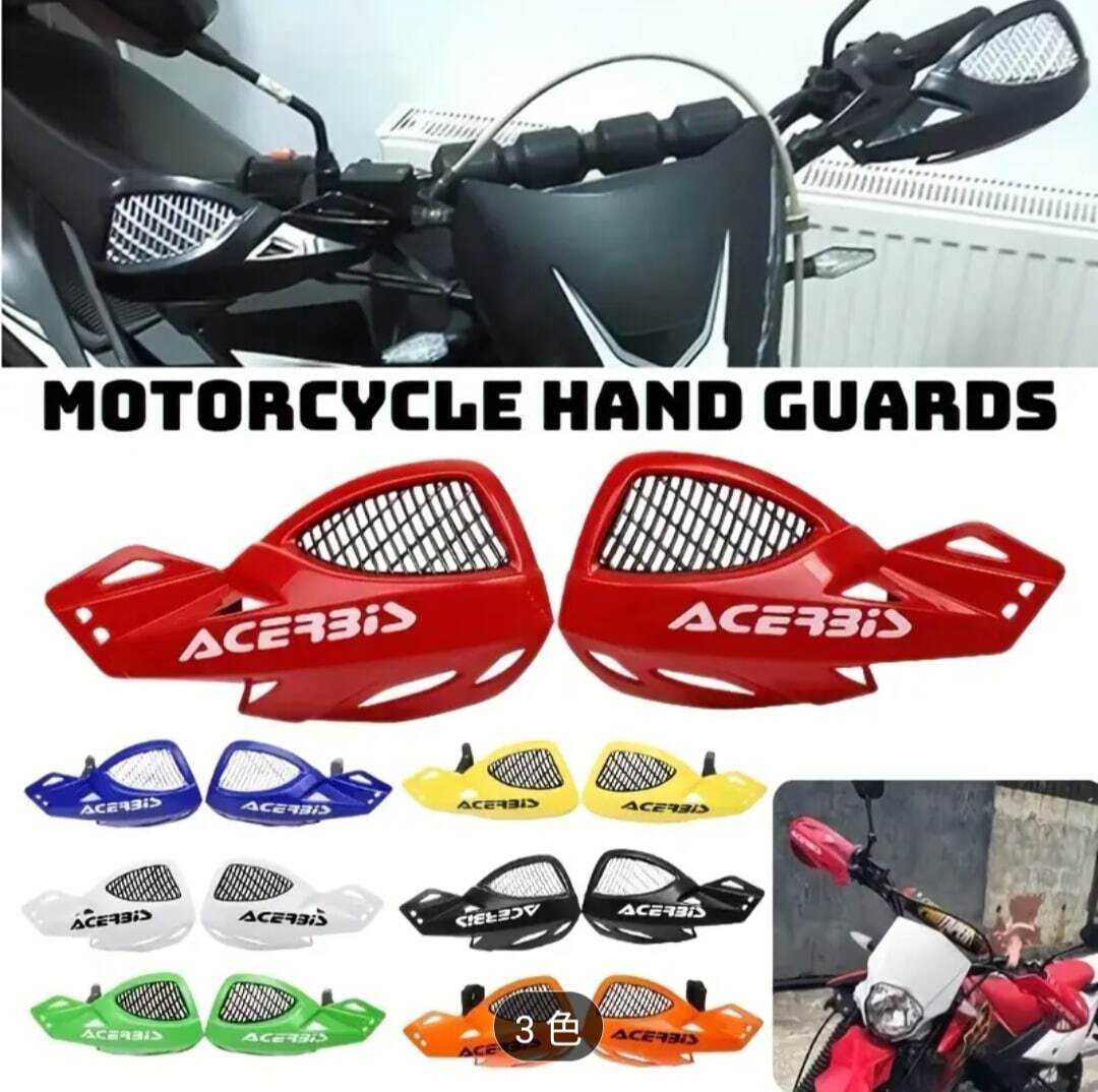 ACERBIS アチェルビス ハンドガード ナックルガード ネットタイプ レッド モトクロス レースに MFJ MCFAJ JNCC WER エンデューロ 2