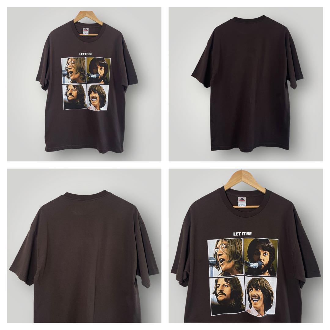 デッドストック The Beatles LET IT BE Tシャツ Y2K バンドTシャツ ロックTシャツ 新品未使用 USA製 古着_画像3