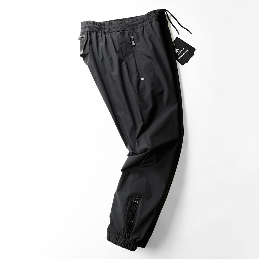 幻のヘムロゴ＋バックポケット！■新品【MONCLER GRENOBLE 】モンクレールグルノーブル防風防水総裏ストレッチジョガーパンツS/W75～86cm_画像2