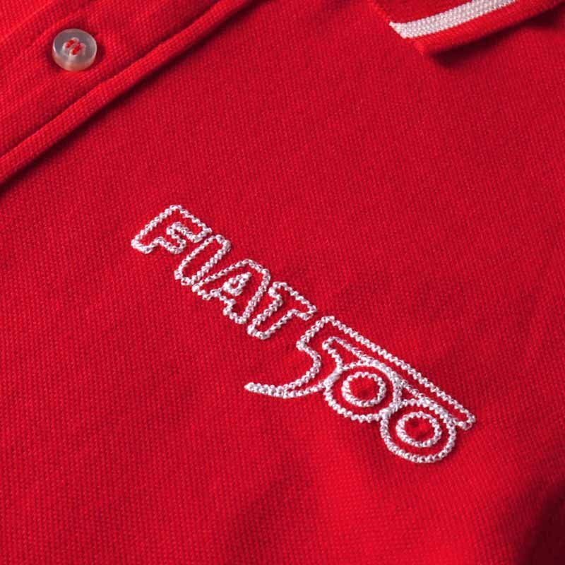 FIAT 500(フィアット 500) / コットン鹿の子半袖ポロシャツ(T9951) [fia029345-48]_画像4