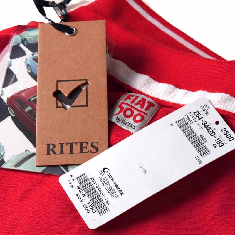 FIAT 500(フィアット 500) / コットン鹿の子半袖ポロシャツ(T9951) [fia029345-48]_画像6