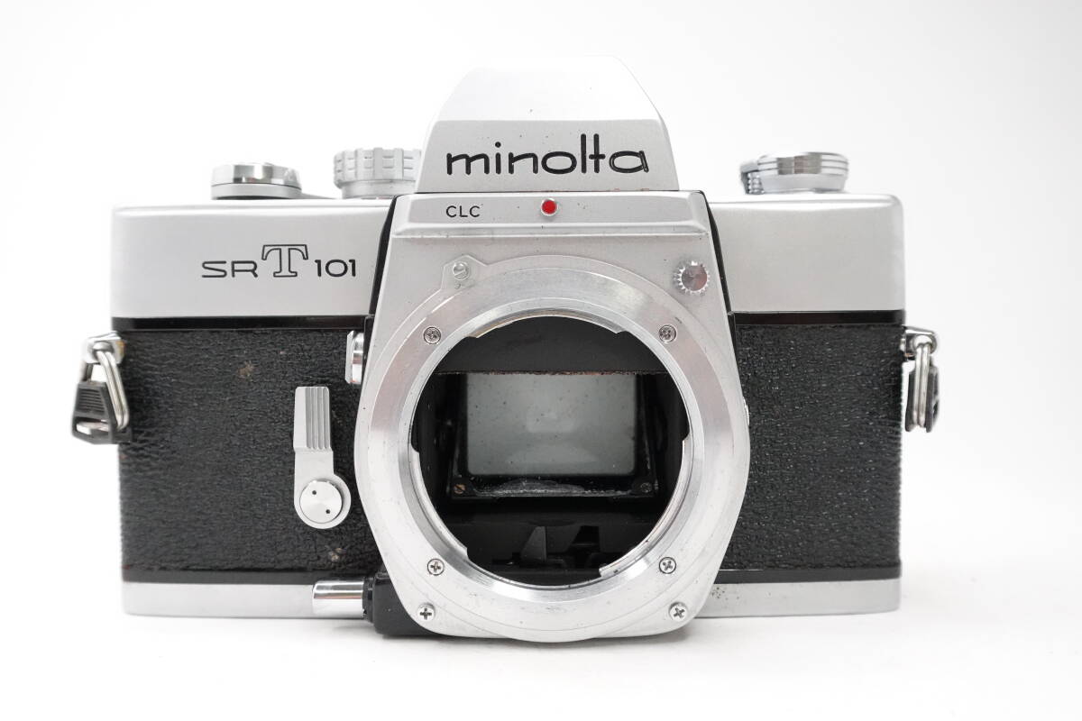 ★訳あり大特価★ ミノルタ MINOLTA SRT 101 カメラ ボディ MC ROKKOR-PF 55MM F1.7 レンズ ジャンク #2502-13-3-1048_画像6