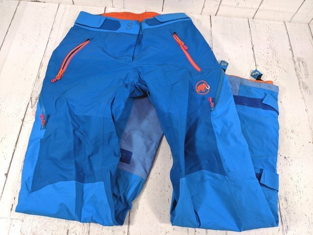 【1yt312】登山服 トレッキングウエア MAMMUT マムート Mittellegi Pro HS Pants ブルー×オレンジ サイズ:S◆Z40 1yt312】登山服 トレッキングウエア MAMMUT マムート Mittellegi