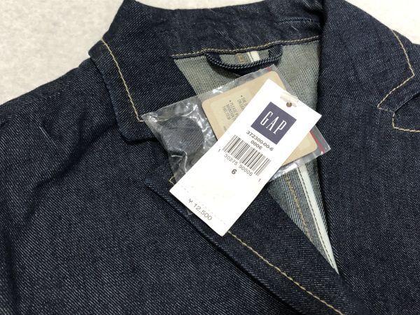 $$〜リピーター様特典割引有り◎新品未使用12.500円◎濃厚◎GAP◎デニムジャケット_画像2