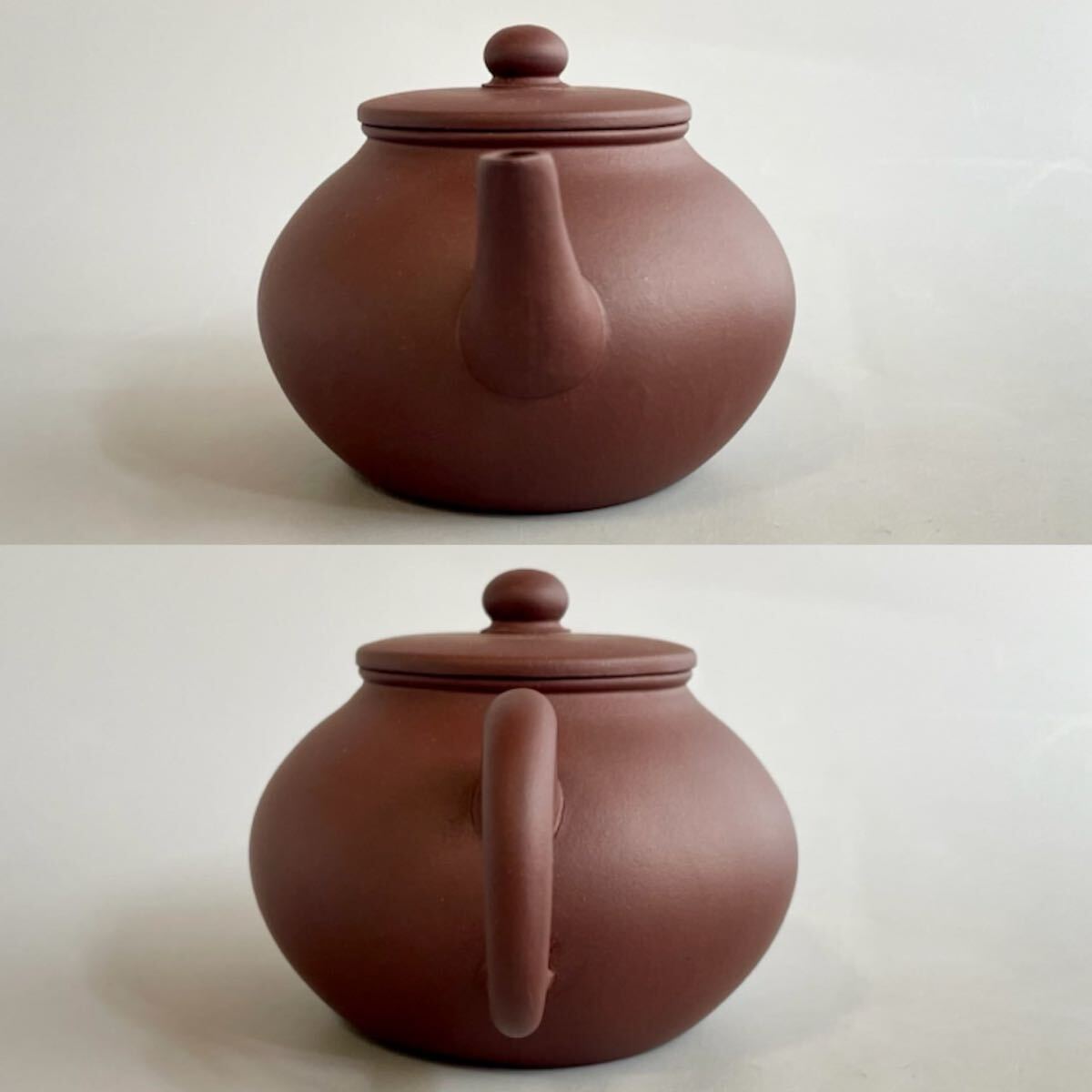 ◇櫟◇ 中国古玩 孟巨製 水平 朱泥急須 紫泥茶壷