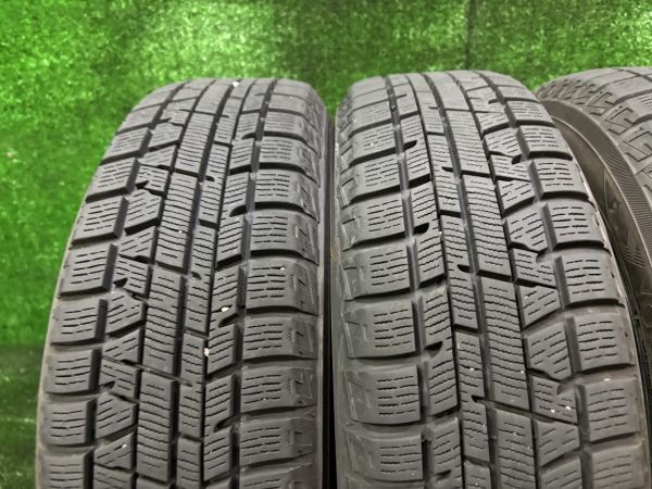20年製　ヨコハマ　アイスガードIG50PLUS　155/65R14　アルミホイール付き　4本　4.5J　ET45/4H　100　スタッドレスタイヤ_画像9