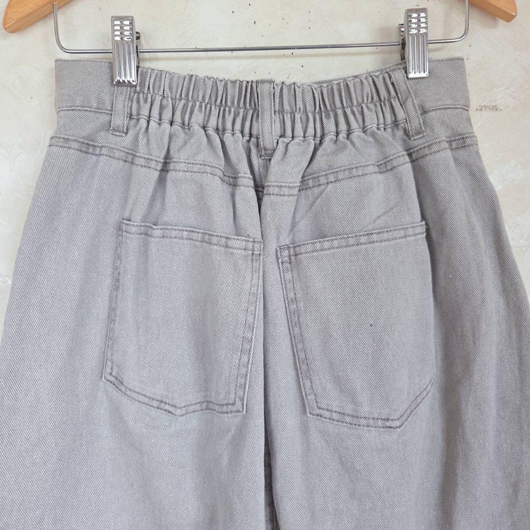 トルテ ТОRТЕ デニムスカート F ロング タイト グレー 前スリット_画像9