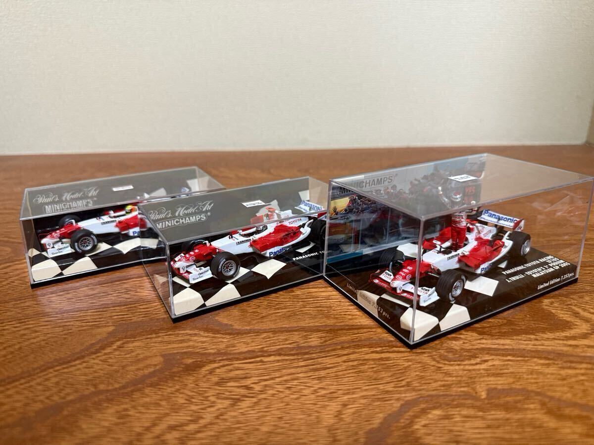 パナソニック .トヨタ TF105 トゥルーリ 1st ポッド 2005 (1/43スケール MAXICHAMPS 400050116)