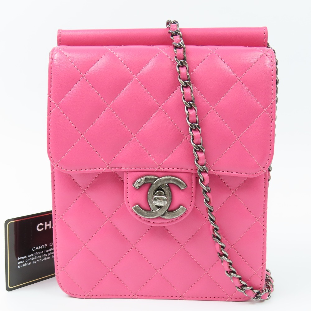 ★ターンロック★【CHANEL】マトラッセ バレリーナ PINK 200433☆1円スタート☆CHANEL シャネル 新品同様美品 マトラッセ