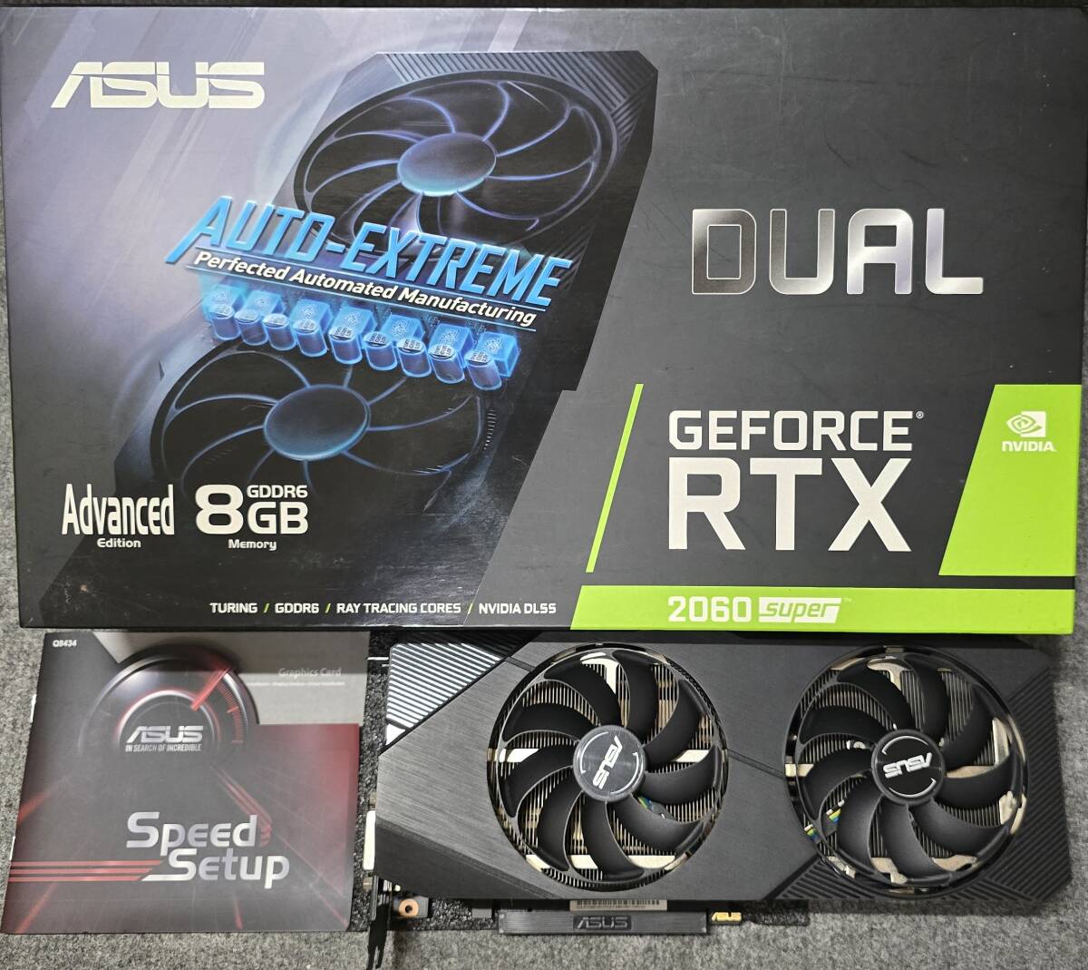 NVIDIA ASUS GeForce RTX2060Super 8GB DUAL EVO V2 【グラフィックボード】