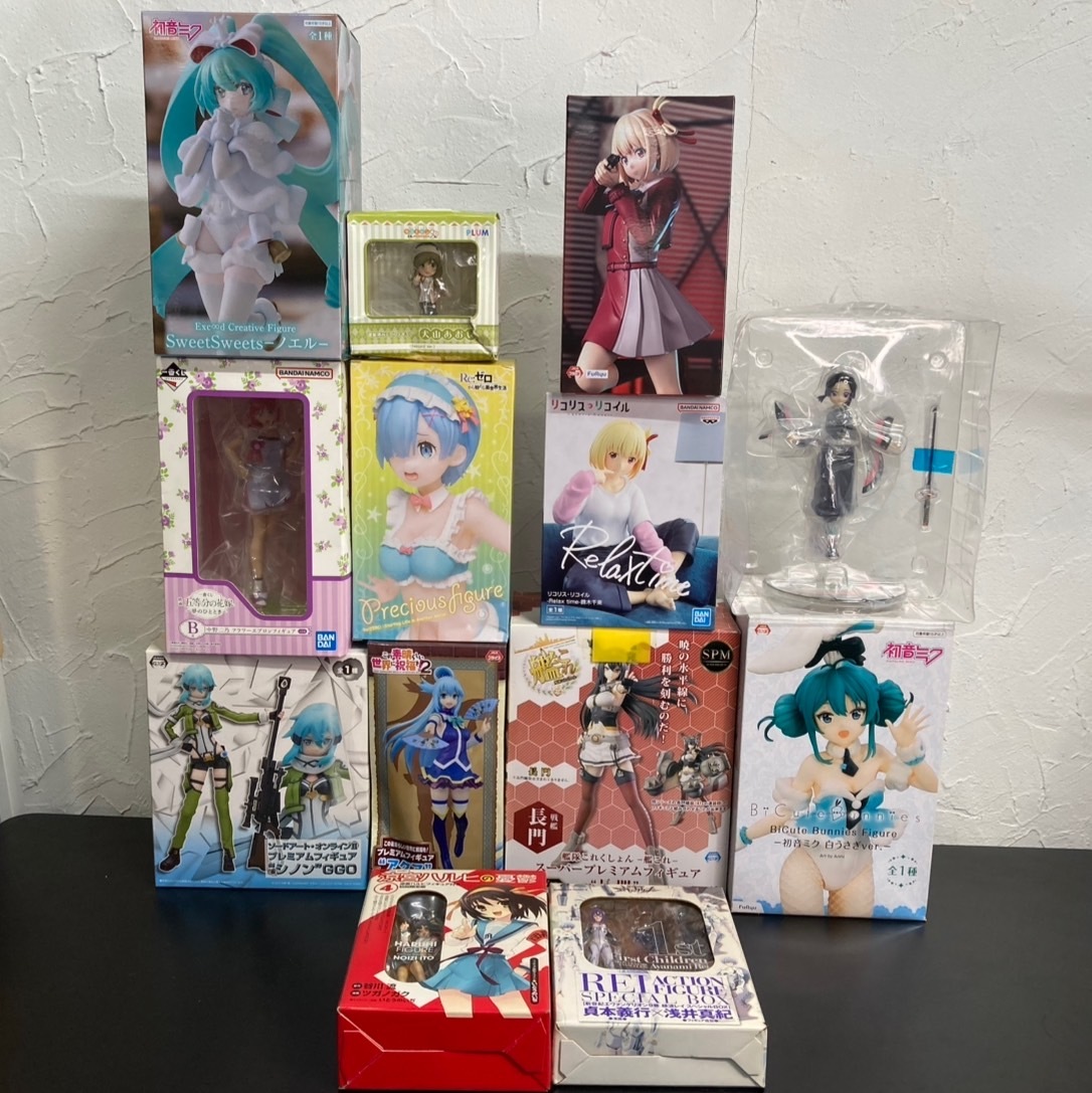 美少女 フィギュア まとめ売り プライズ 35点 初音ミク ライザ リコリス e25080005】 美少女フィギュア まとめ リコリス・リコイル 綾波