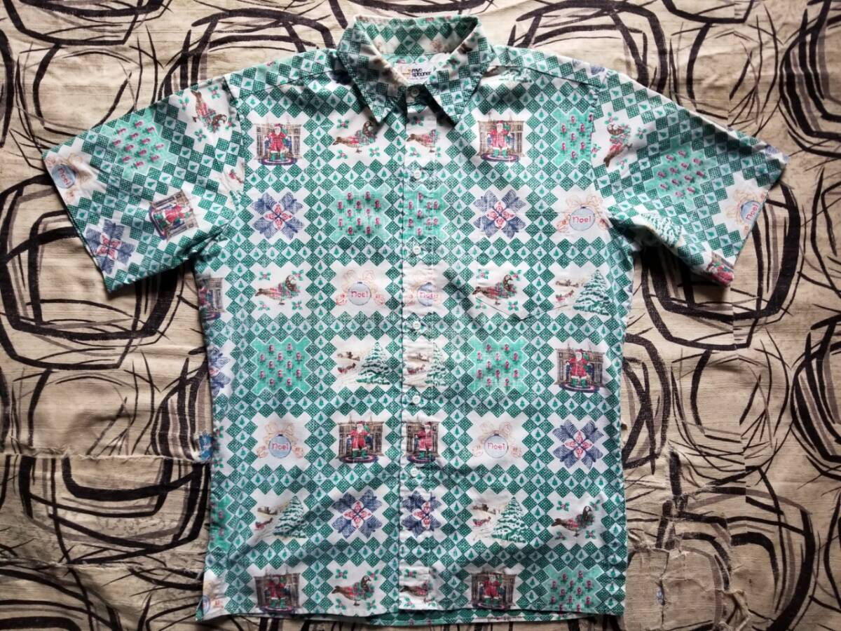 【美品/80s】金タグ 乳首なし reyn spooner アロハシャツ レア 80s ビンテージ 乳首 なし 金タグ reyn spooner レイン