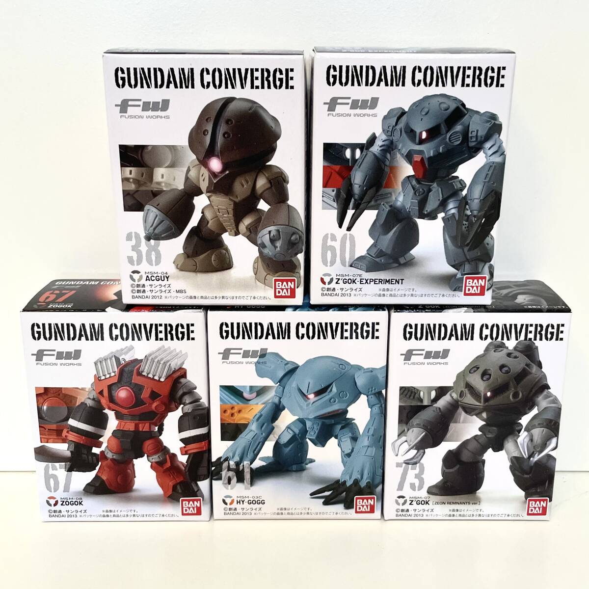 ガンダムコンバージ 初弾 未開封】 FW GUNDAM CONVERGE 旧弾 初期 いろいろ5個 (38/60/61