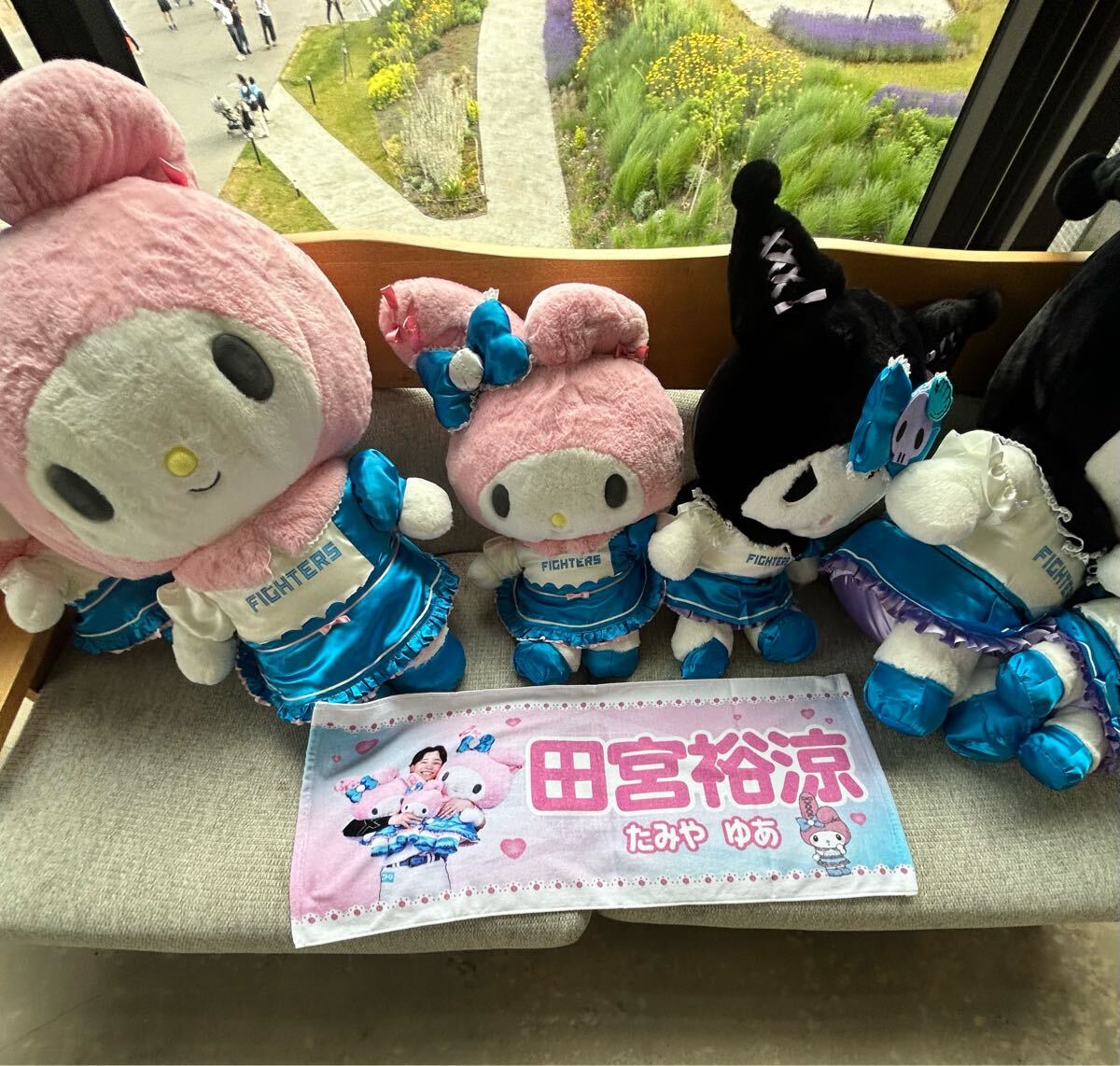 ファイターズ かわいいシリーズ 田宮裕涼 タオル マイメロ クロミ トレカ ファイターズ かわいいシリーズ 田宮裕涼 タオル マイメロ
