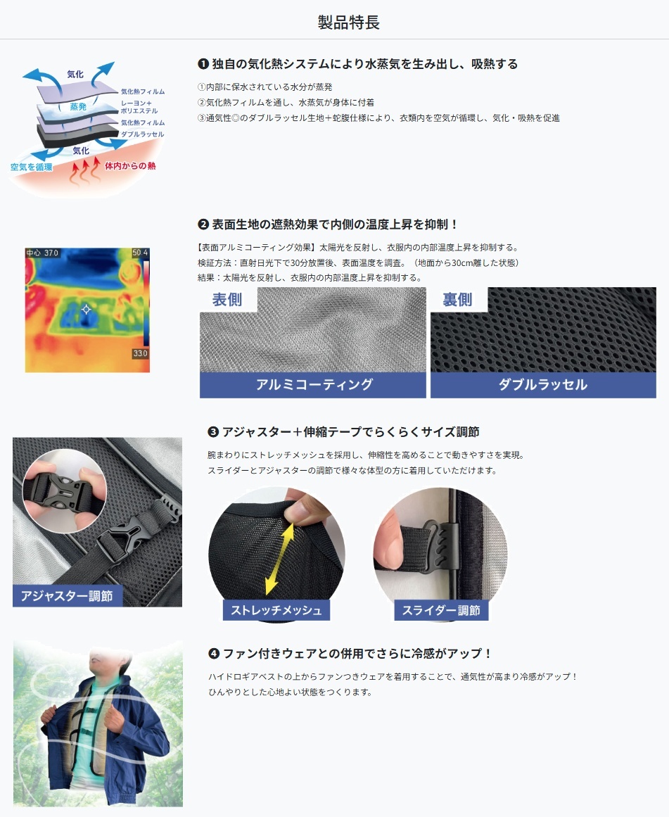 リンクサス LX-HYG ハイドロギアベスト フリーサイズ HYDRO GEAR VEST Linxas 242463 送料無料 ♪_画像4