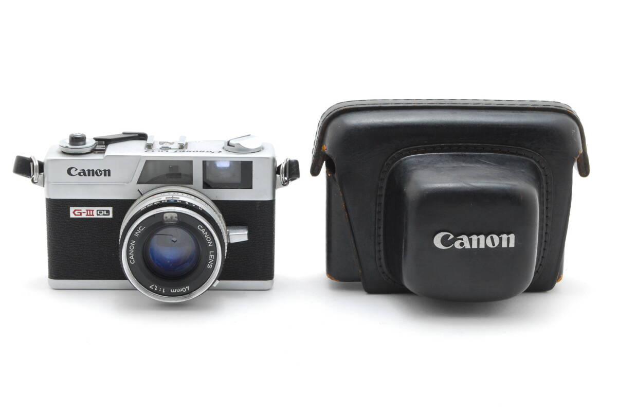 【ケース付き】 キャノン Canon Canonet G-III QL17 ケース付き】 キャノン Canon Canonet G-III G3 QL17 #0040-Y09JU