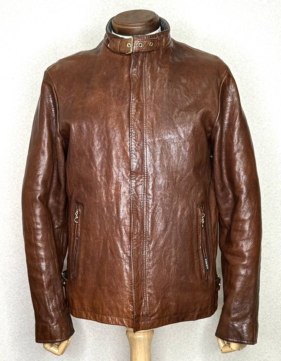 Schott シングルライダース　山羊革 Schott ショット シングル ライダース レザージャケット 3950078