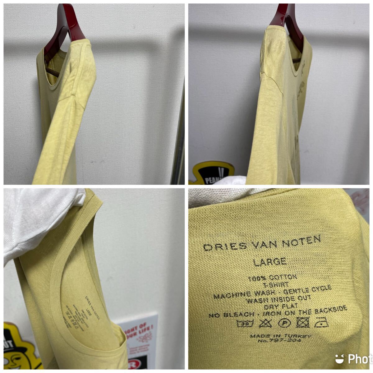 Dries Van Noten Tシャツ　カットソー　インサイドアウト　Lサイズ_画像10