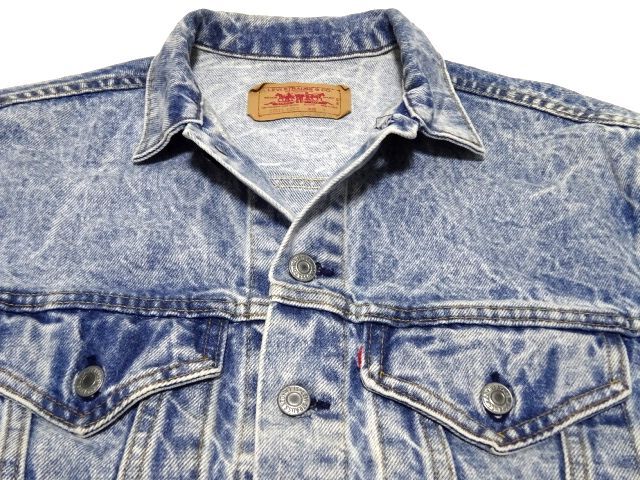 Levi's 80s vintage original 57514 DENIM TRUCKER JACKET L size / リーバイス ケミカル デニム トラッカージャケット USA制 メンズ