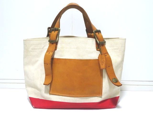 THE SUPERIOR LABOR engineer tote bag / シュペリオールレイバー キャンバス×レザー トートバッグ 初期 メンズ レディース_画像2